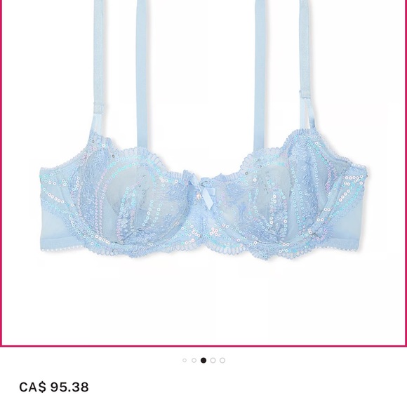 Brand new with tags VS Fashion show 2024 sequin bra and panty set - Picture 2 of 4